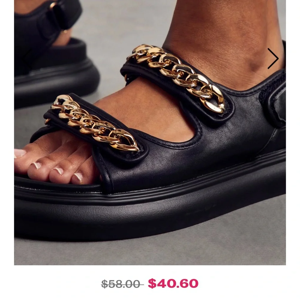 chunky chain sandals 🌙 - Picture 7 of 8